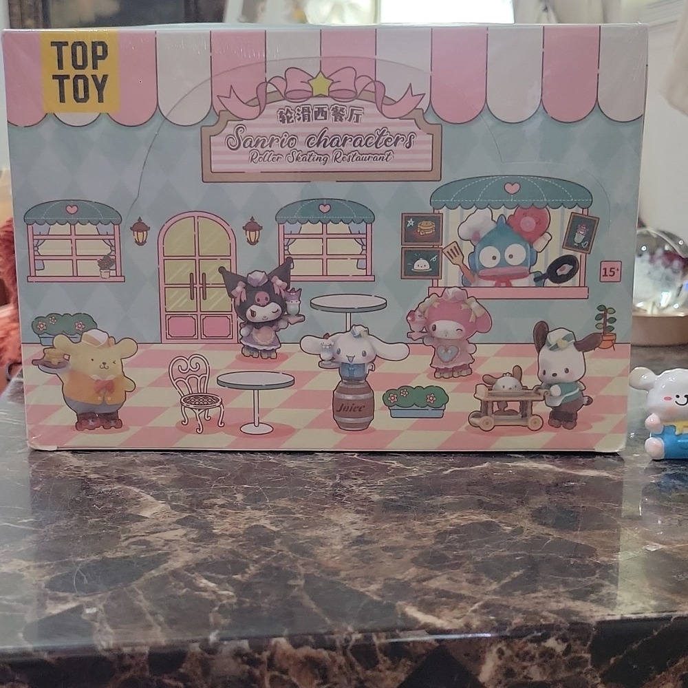 The Top Toy Roller Skating Restaurant figure unoppened Pack.